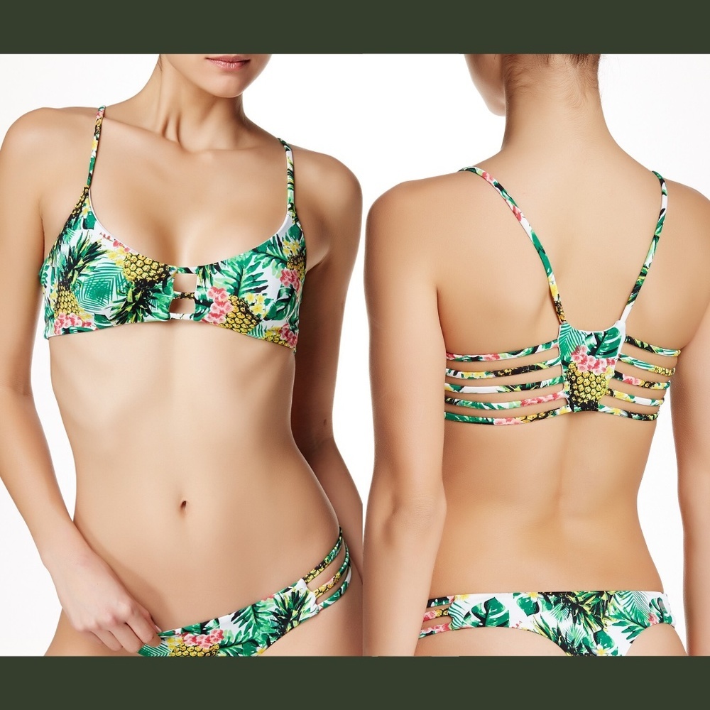 NEW! Sole East Swim‎ Rincoin Bikini Top XL